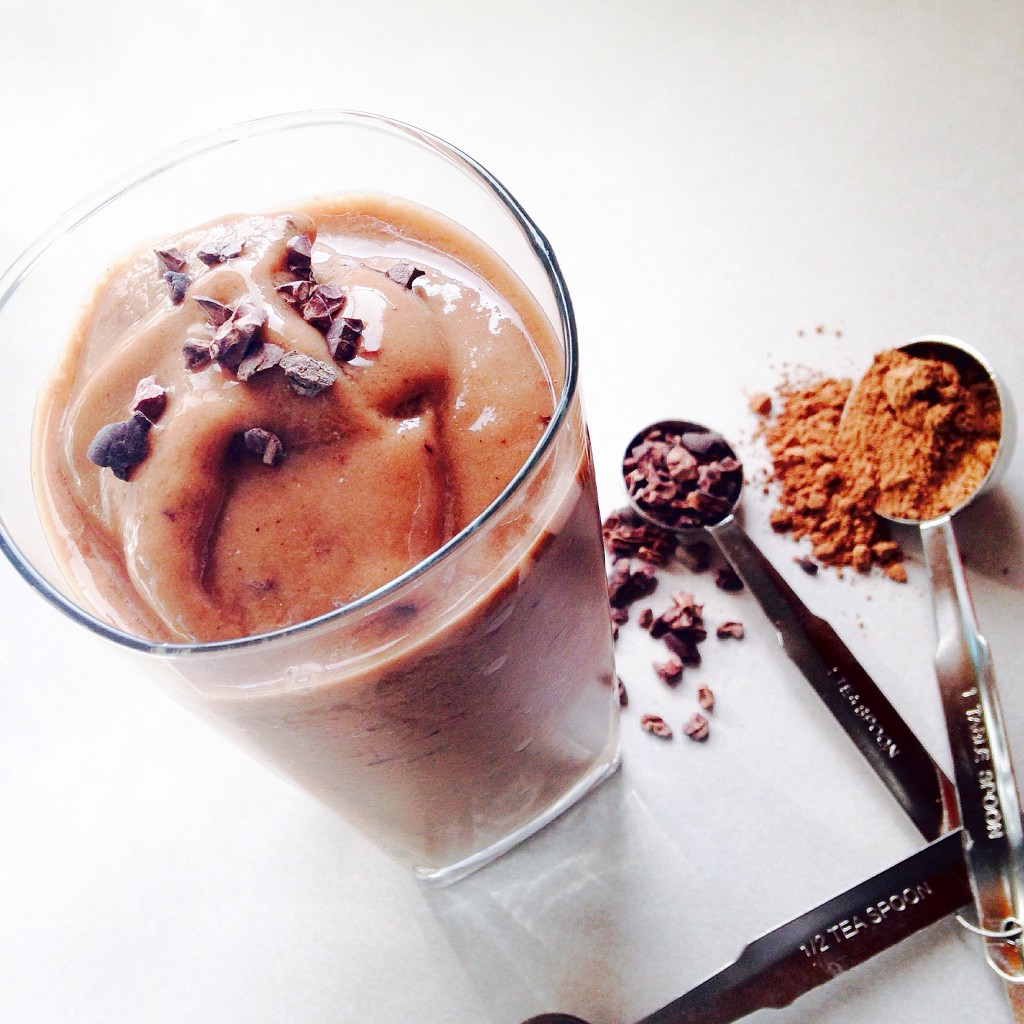 Chocolate, Peanut Butter Smoothie