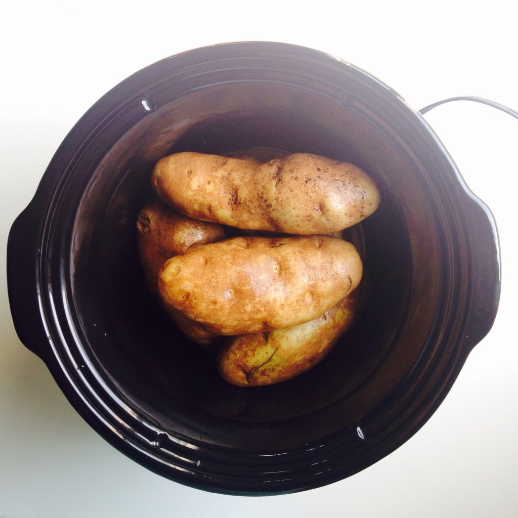 crockpot baked potatoes